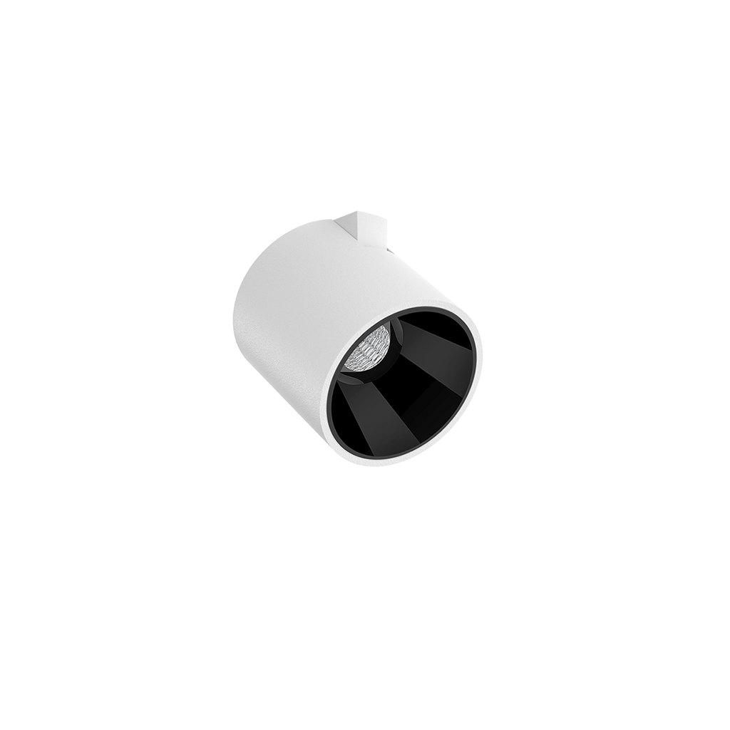 Spotlight Magnetic 24V Flip, Textured White, 3000K, DIM options, 34° Beam Angle, 6W, IP20, CRI>90