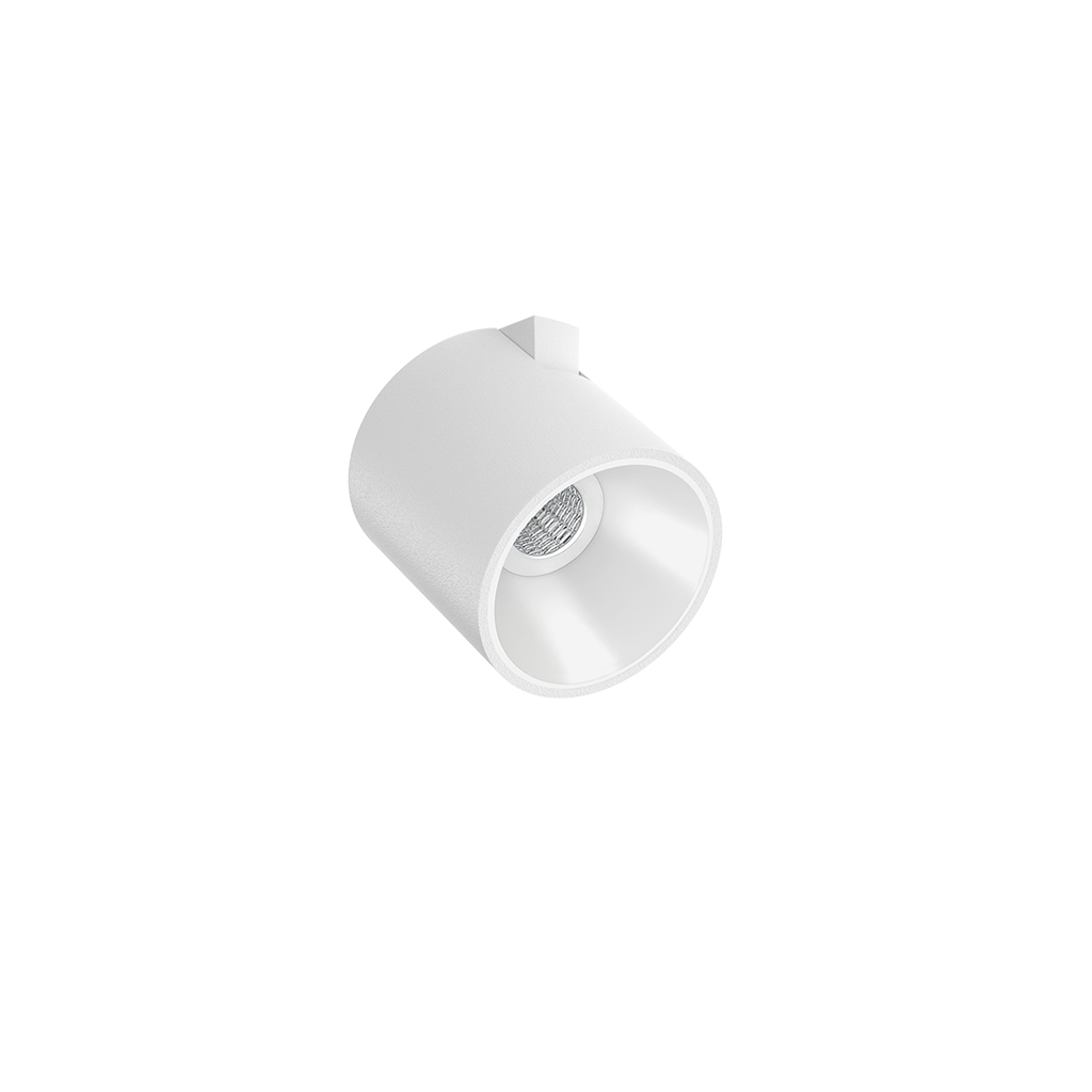 Spotlight Magnetic 24V Flip, Textured White - White, 4000K, DIM options, 34° Beam Angle, 6W, IP20, CRI>90