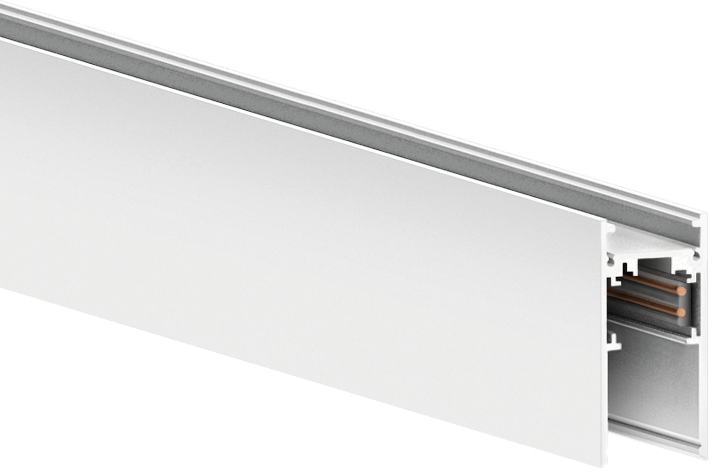 Track Accessory Arkoslight Track 48V Surface-Mounted 1M Textured White
