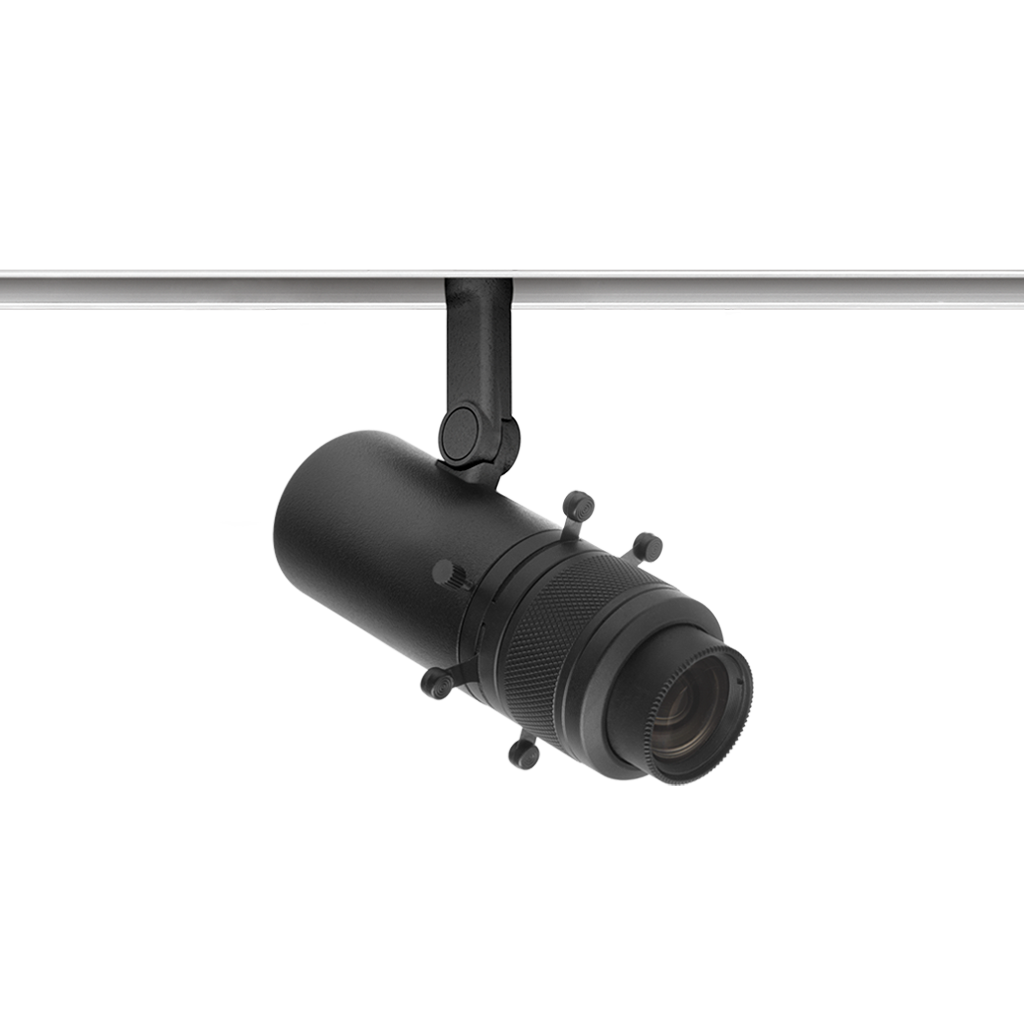 Spot Pentru Șină Arkoslight Coco Shaper 48V, Negru Texturat - Șină Albă, 2700K, Dali, Unghi 20°-33°, 6W, Ip20, Cri>90