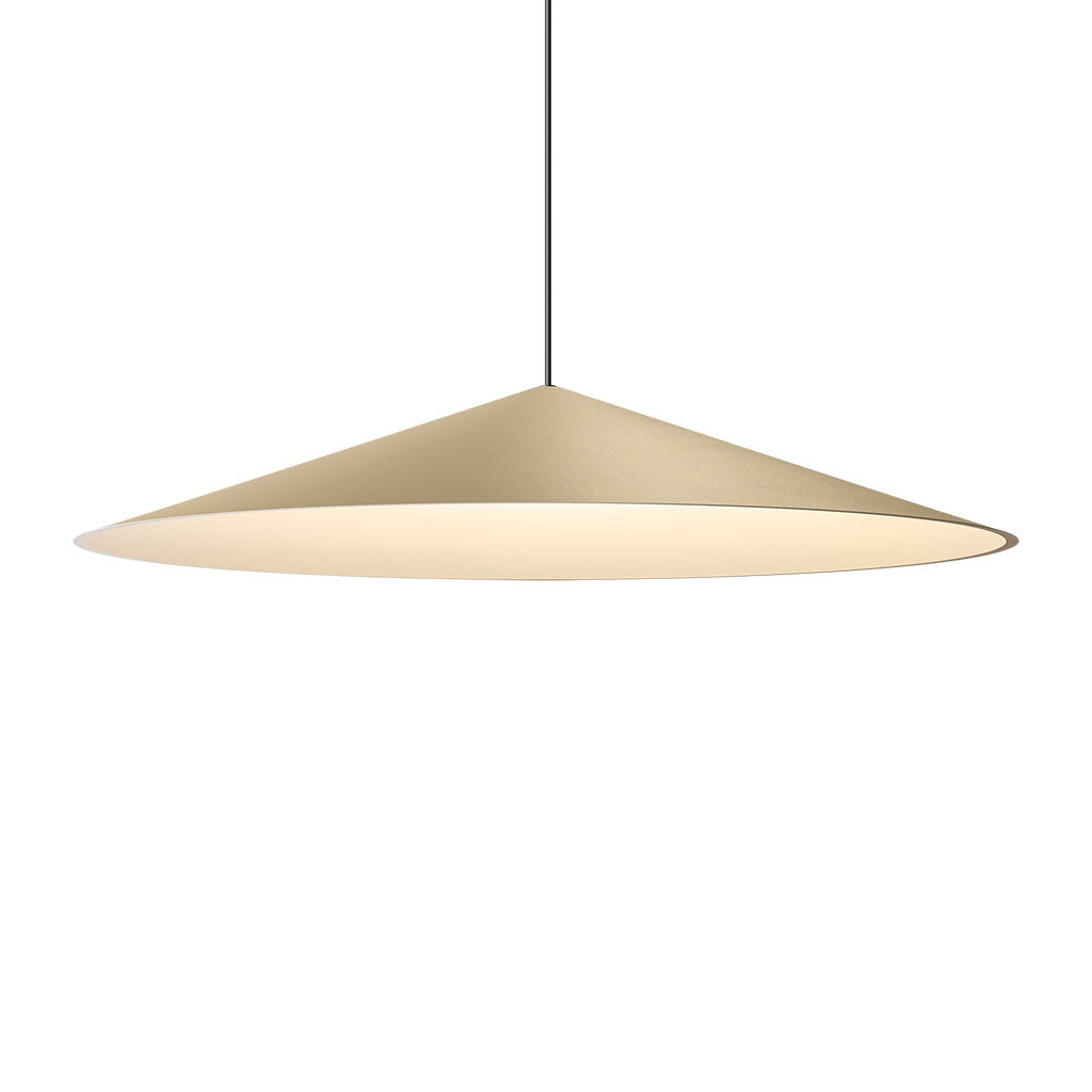 Pendant Dune 55 Wire Trimless, Textured Beige, 2700K, DALI, 133° Beam Angle, 5W, IP20, CRI>90, Max. 2 m