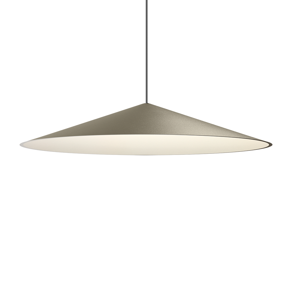 Pendant Dune 55 Base, Textured Olive Grey, 3000K, DALI, 133° Beam Angle, 5W, IP20, CRI>90, Max. 2 m