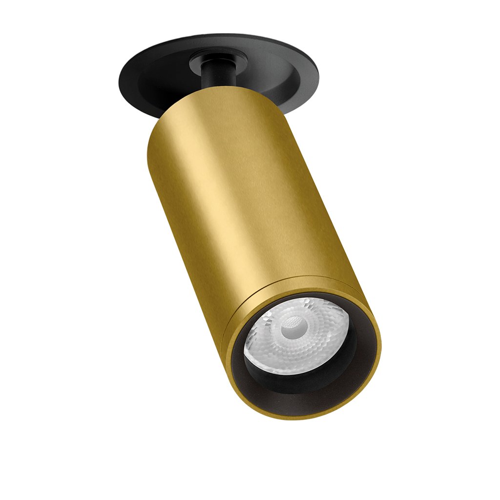 Spot Fit 50 Incastrat, Auriu, 4000K, Dali, Unghi 14°, 12W, Ip20, Cri>90