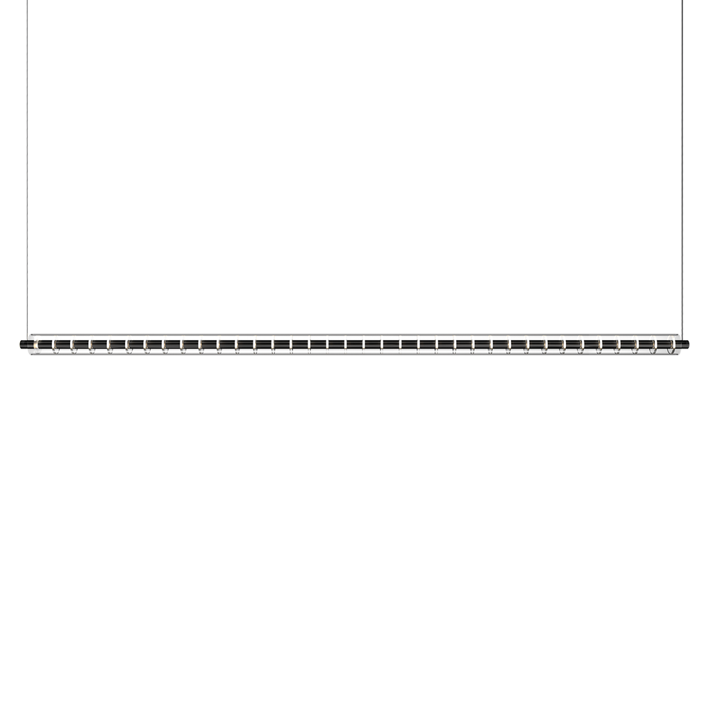 Pendul Loop 1800 Indirect Base, Negru, 3000K, Fără Dimare, Unghi 110°, 34,1W, Ip20, Cri>95, Max. 2 M