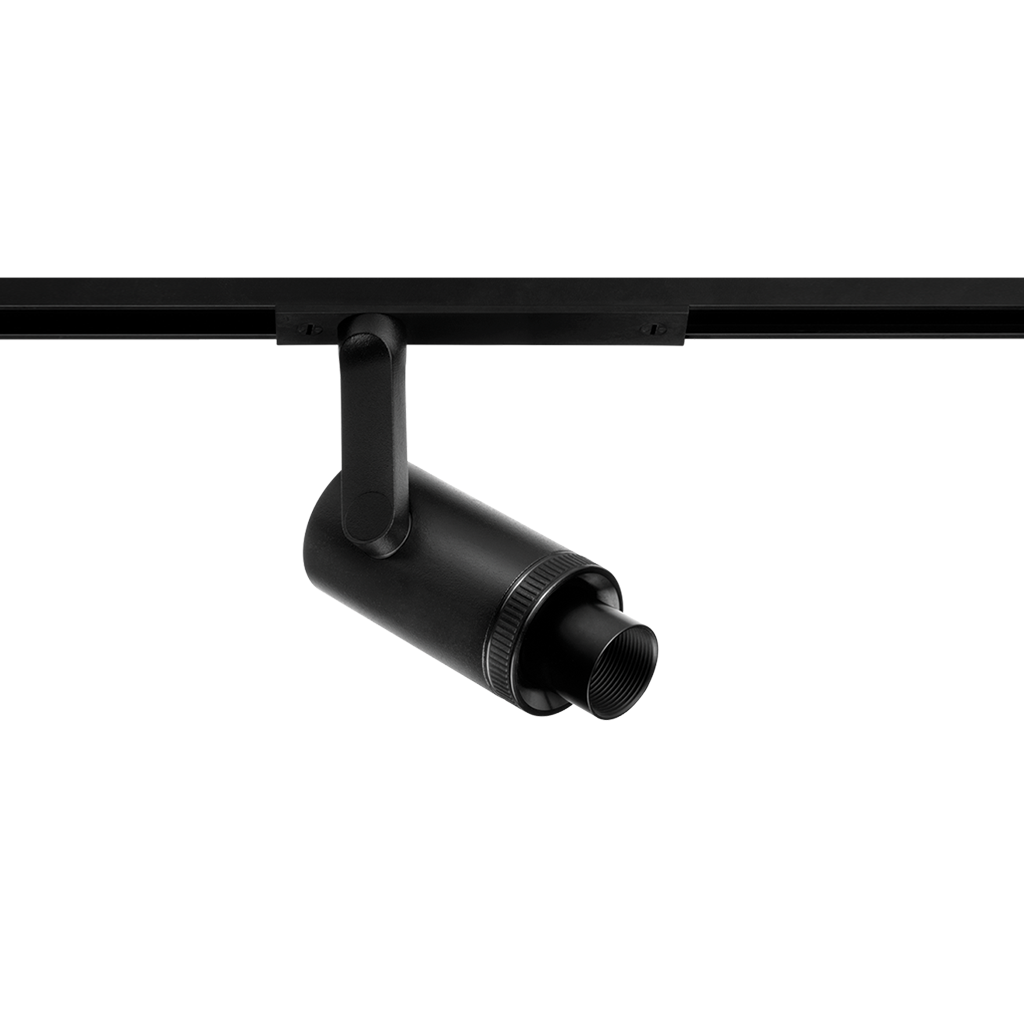 Spot Pentru Șină Arkoslight Minimal Plus Micro 24V, Negru Texturat, 4000K, Dim Options, Unghi 10°-35°, 4,7W, Ip20, Cri>90