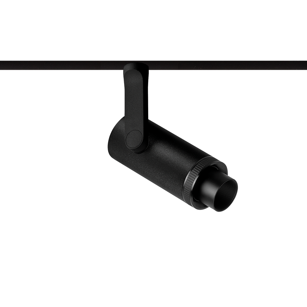 Spot Pentru Șină Arkoslight Plus Mini 48V, Negru Texturat, 3000K, Dali, Unghi 10°-41°, 6,5W, Ip20, Cri>90