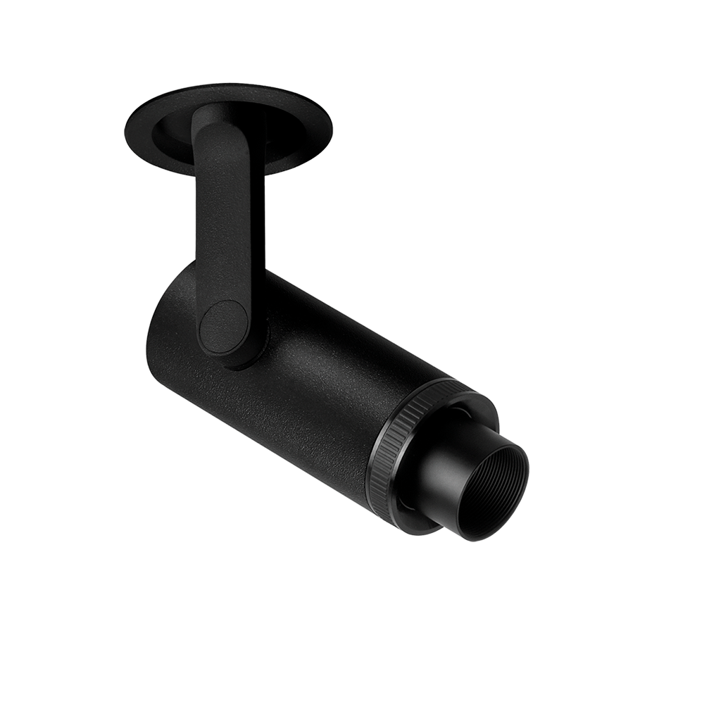 Spot Plus Mini Incastrat, Negru Texturat, 2700K, Dali, Unghi 10°-41°, 6,5W, Ip20, Cri>90