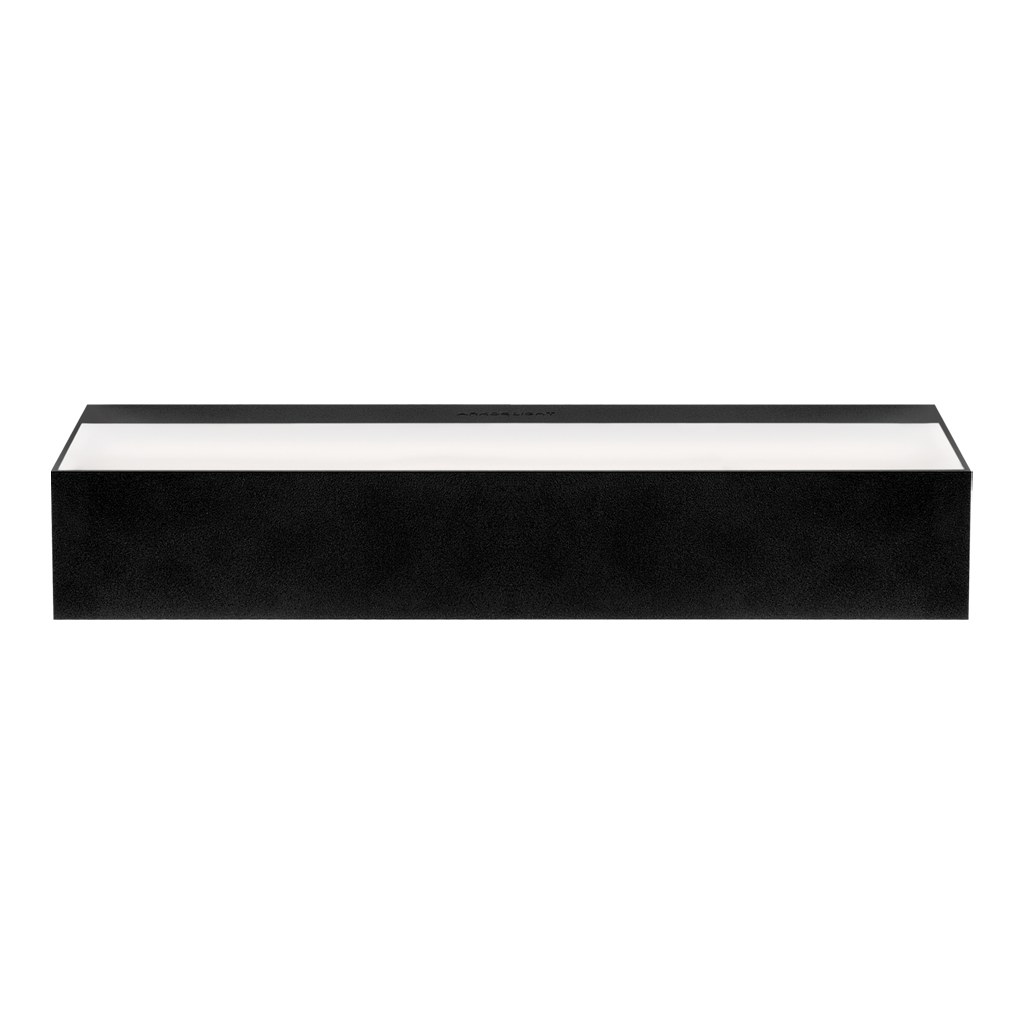 Wall Light Rec Double Engine, Textured Black, 4000K, DALI / Push, 103° Beam Angle, 2 X 14.7W, IP20, CRI>90