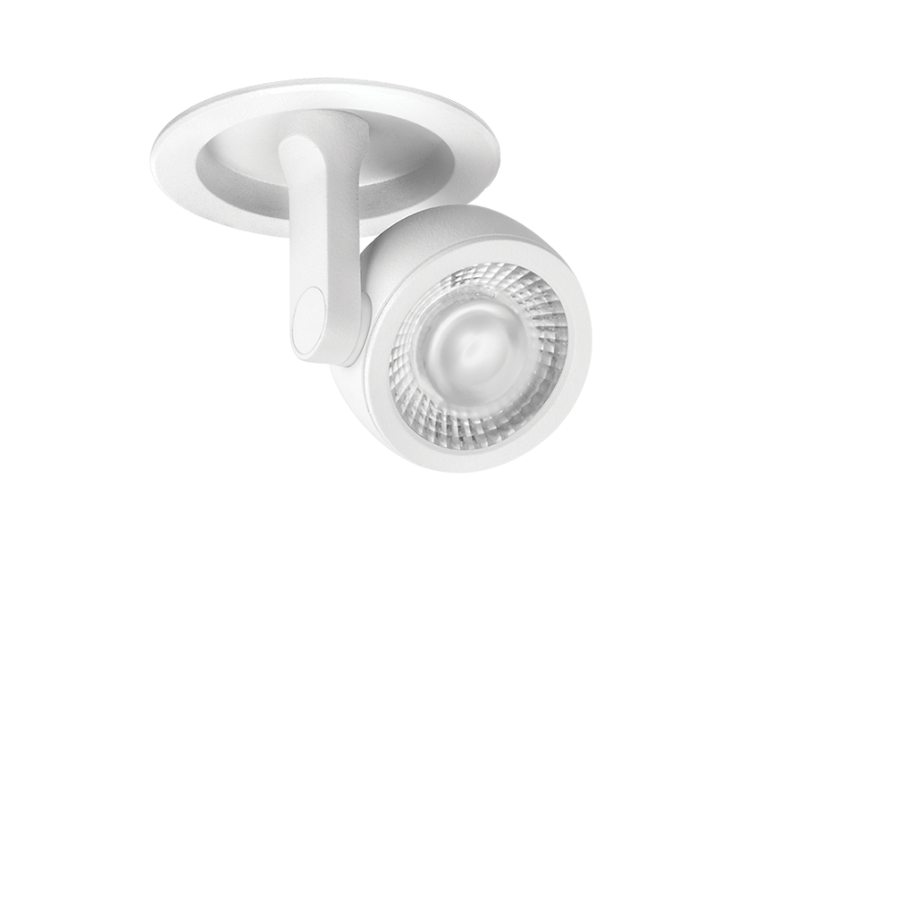 Spotlight Six Xs Recessed, Textured White, 2700K, DALI, 23° Beam Angle, 4.5W, IP20, CRI>90