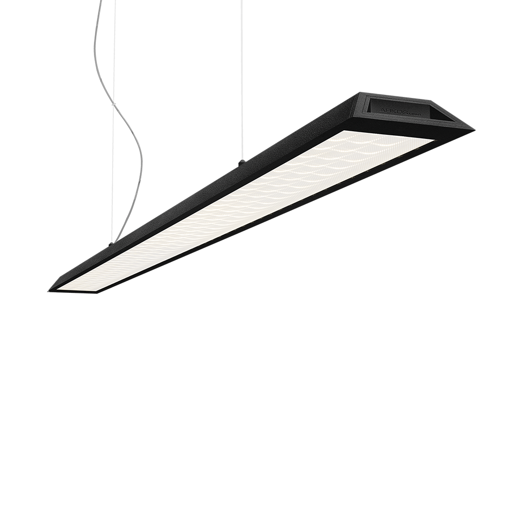 Pendul Slimgot 150, Negru Texturat, 4000K, Dali / Push, Unghi 86°, 21W, Ip20, Cri>90, Max. 2 M