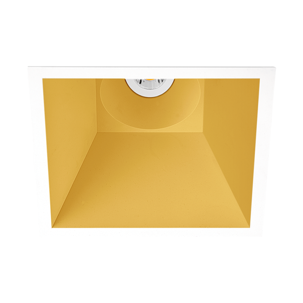 Spot Swap Square, Auriu, 2700K, Dali / Push, Unghi 44°, 7W, Ip20, Cri>90