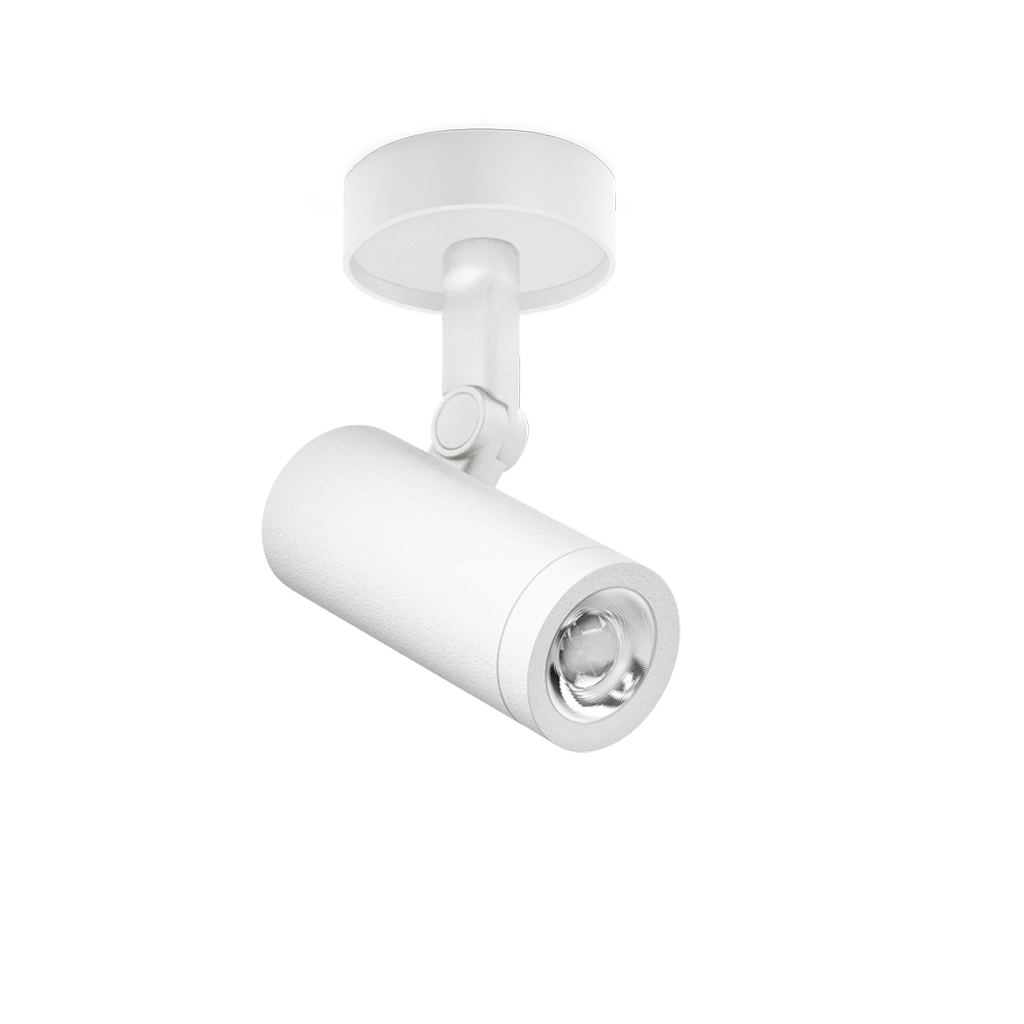 Spotlight Coco Surface-Mounted, Textured White, 2700K, DALI, 48° Beam Angle, 8.7W, IP20, CRI>90