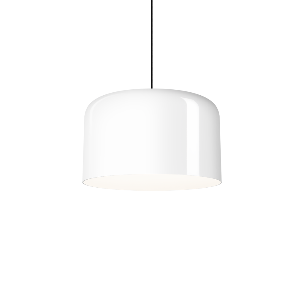 Pendant Hey Joe, Gloss White, 3000K, DALI, 86° Beam Angle, 11.5W, IP20, CRI>90, Max. 2 m