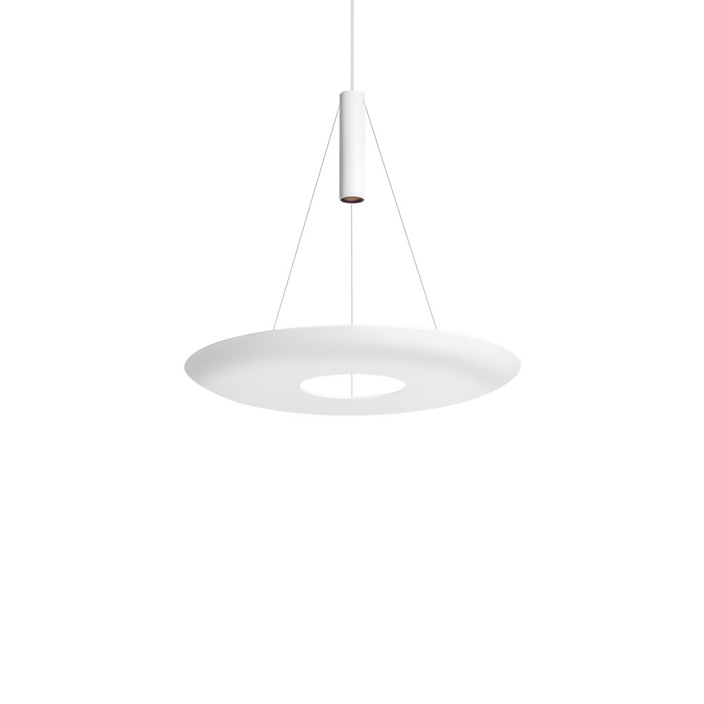 Pendul Tray 35 Wire Trimless, Alb Texturat, 3000K, Dali, Unghi Up: 121° - Down: 29°, 3,3W, Ip20, Cri>90, Max. 3 M