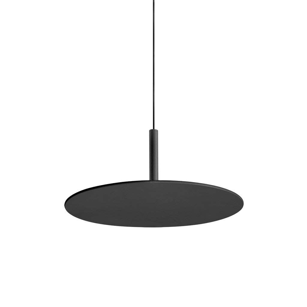 Pendant Zenit Indirect Base, Textured Black, 3000K, DALI, 101° Beam Angle, 3.7W, IP20, CRI>90, Max. 2 m