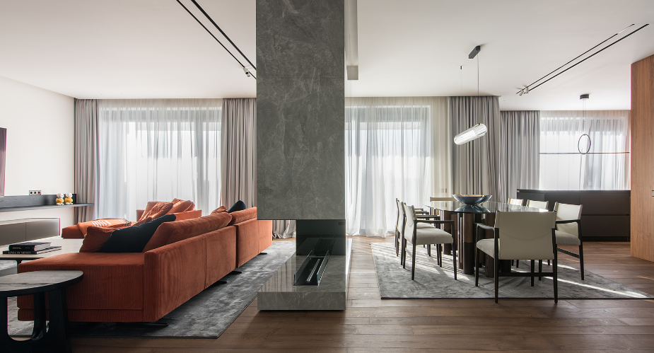 Amenajare Penthouse de 210 mp cu lumini Design Radar