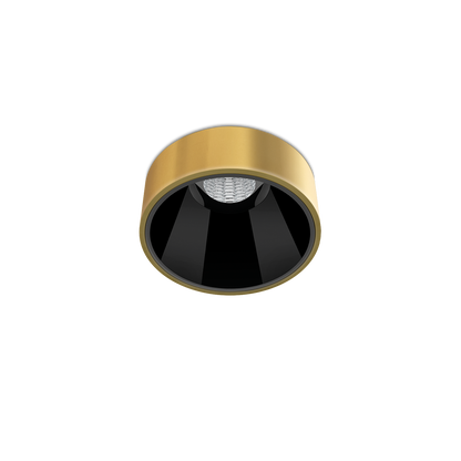 Spotlight Shot Light S Semi-Recessed, Brushed Gold, 2700K, DALI, 23° Beam Angle, 6W, IP20, CRI>90