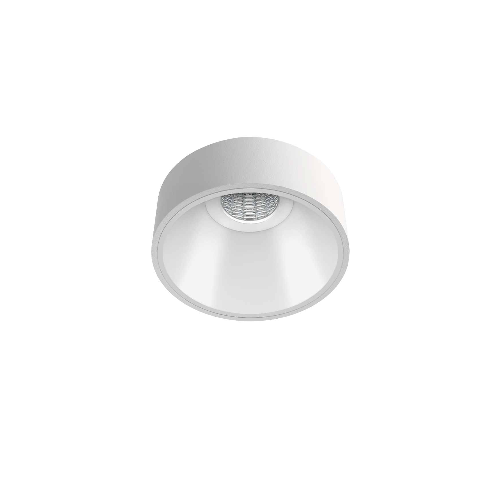 Spot Shot Light S Semi Incastrat, Alb Texturat - Alb, 3000K, Push, Unghi 39°, 6W, Ip20, Cri>90