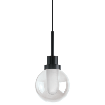 Pendul Alaska Big Wire Trimless, Negru, 3000K, Dali, Unghi 44°, 8,4W, Ip20, Cri>90, Max. 3 M
