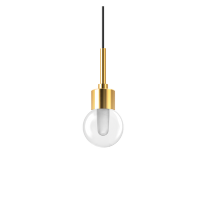 Pendul Alaska, Auriu Periat, 3000K, Fără Dimare, Unghi 21°, 4,5W, Ip20, Cri>90, Max. 5 M