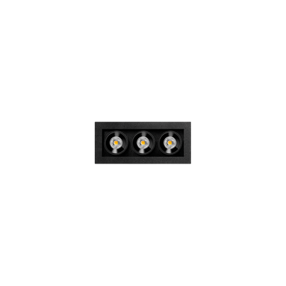 Spotlight Black Foster Micro Recessed 3, Black, 2700K, Non-Dimmable, 37° Beam Angle, 4.2W, IP20, CRI>90