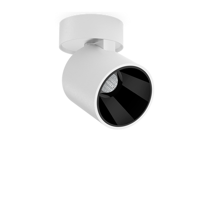 Spot Flip Aplicat, Alb Texturat, 4000K, Fără Dimare / Dali / Dali - Push, Unghi 34°, 6W, Ip20, Cri>90