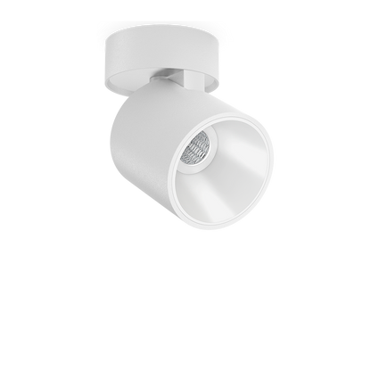 Spot Flip Aplicat, Alb Texturat - Alb, 2700K, Fără Dimare / Dali / Dali - Push, Unghi 34°, 6W, Ip20, Cri>90