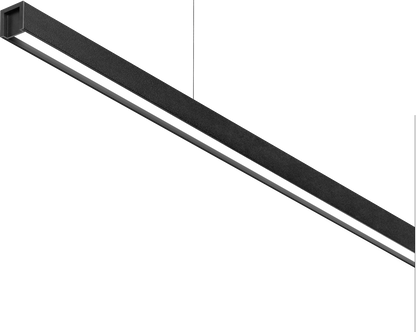 Pendul Line Micro Susp 1400, Negru Texturat, 3000K, Dali, Unghi 105°, 13,5W, Ip20, Cri>90, Max. 2 M