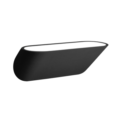 Aplică Lip, Negru Texturat, 2700K, Fără Dimare, Unghi , 24W, Ip20, Cri>90
