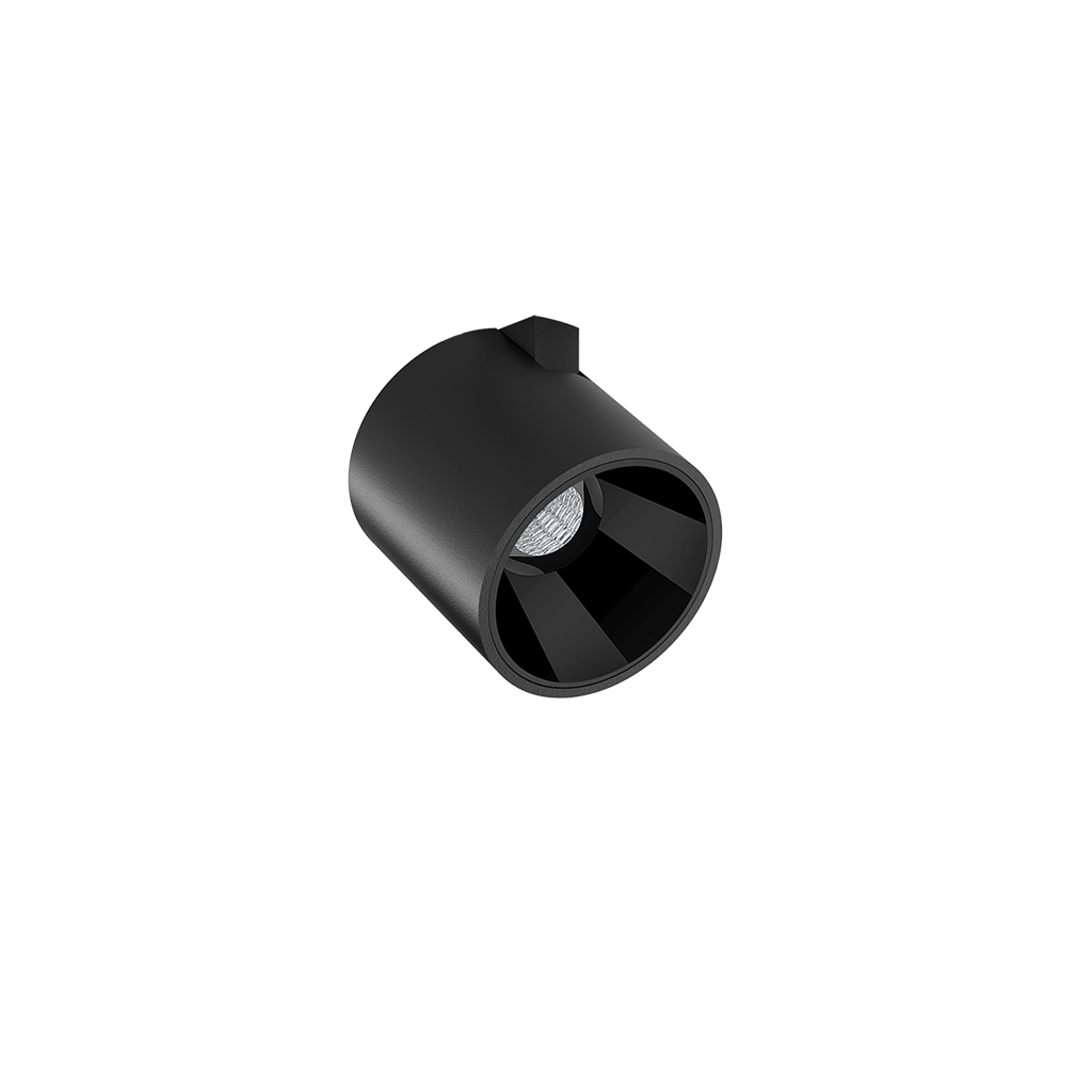 Spotlight Magnetic 24V Flip, Textured Black, 3500K, DIM options, 23° Beam Angle, 6W, IP20, CRI>90
