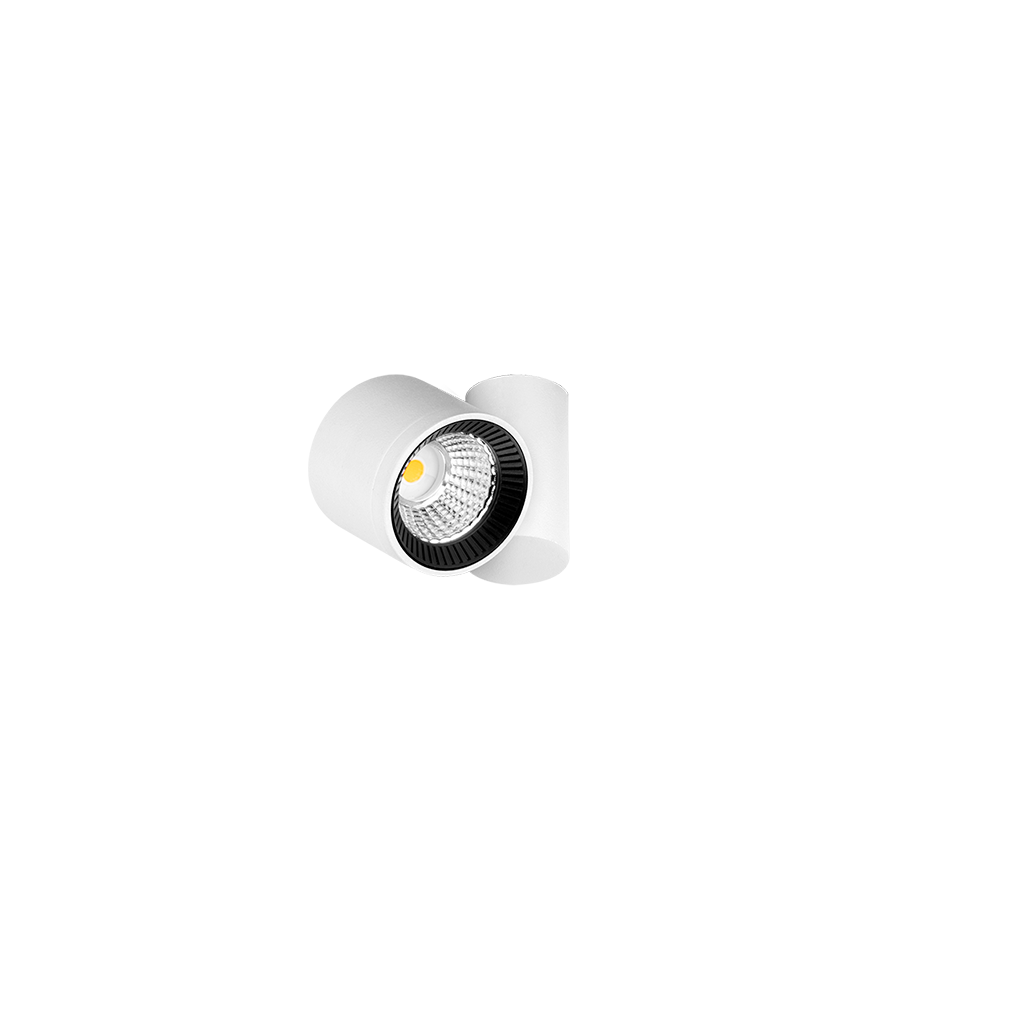Spotlight Magnetic 24V Io Micro, Textured White, 3000K, DIM options, 54° Beam Angle, 4.7W, IP20, CRI>90