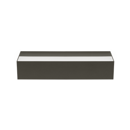 Wall Light Rec Outdoor Double, Textured Grey, 2700K, DALI, 114° Beam Angle, 12W, IP65, CRI>90