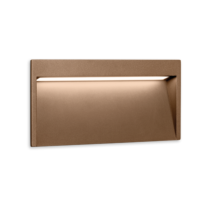 Aplică Incastrată De Perete Slim, Oxidon Texturat, 2700K, Dali, Unghi 75°, 6,8W, Ip65, Cri>90