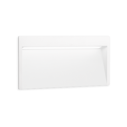 Aplică Incastrată De Perete Slim, Alb Texturat, 2700K, Dali, Unghi 75°, 6,8W, Ip65, Cri>90