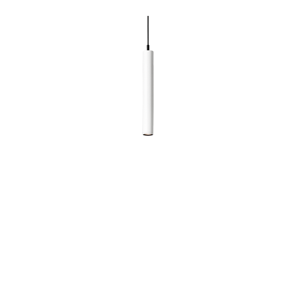 Pendant Stick 22 Base, Textured White, 3000K, DALI, 42° Beam Angle, 5.6W, IP20, CRI>90, Max. 5 m
