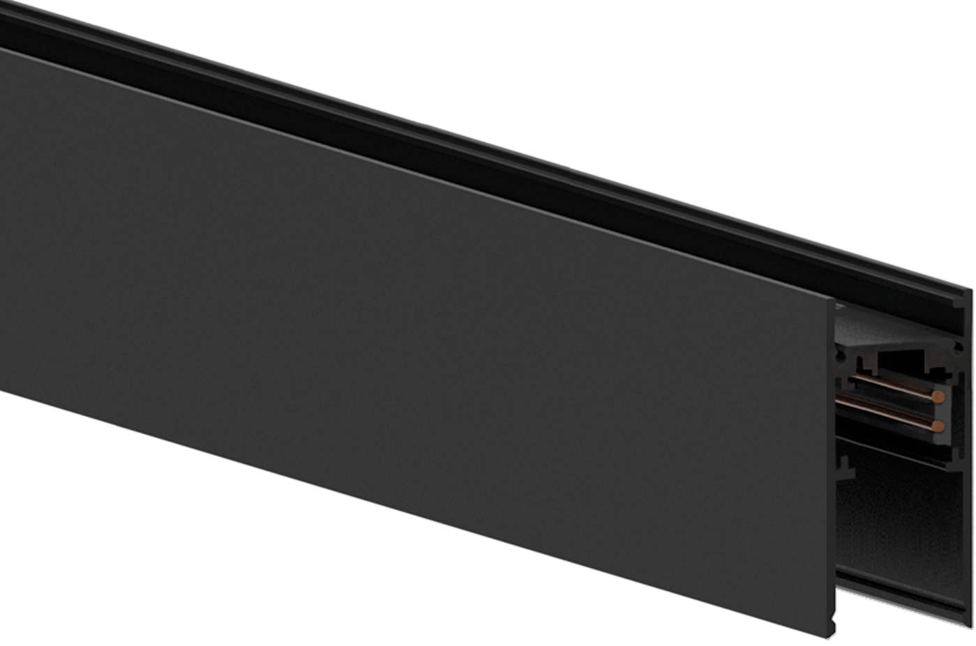 Track Accessory Arkoslight Track 48V Surface-Mounted 2M Textured Black