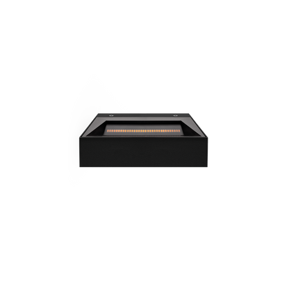 Wall Light Rec Asymmetric Mini, Textured Black, 3500K, Non-Dimmable, 79° Beam Angle, 18.7W, IP20, CRI>90