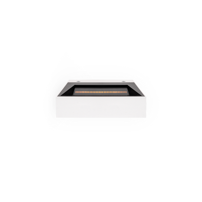 Wall Light Rec Asymmetric Mini, Textured White, 2700K, Non-Dimmable, 79° Beam Angle, 18.7W, IP20, CRI>90
