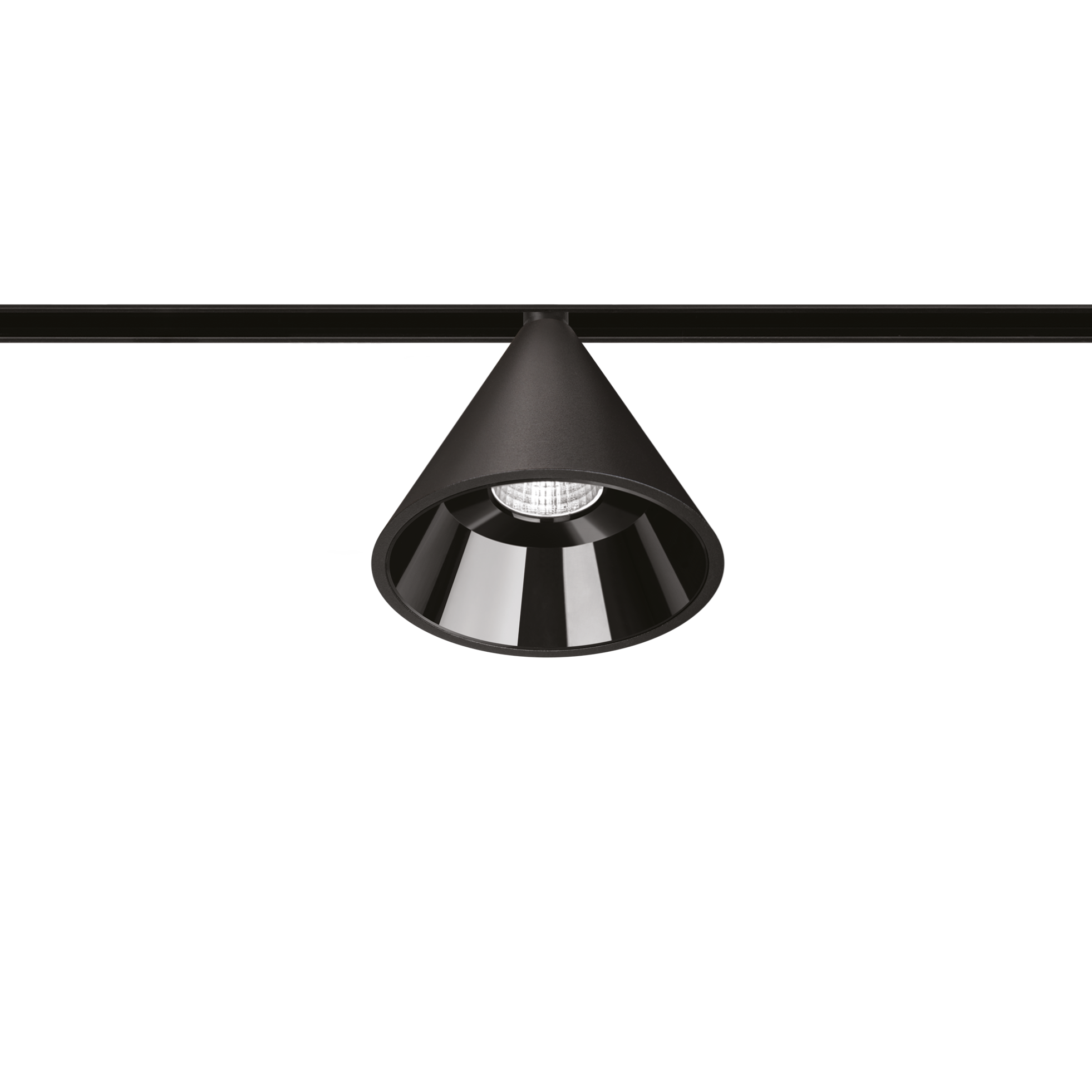Track Spotlight Arkoslight Wiz 48V, Textured Black, 2700K, DALI, 38° Beam Angle, 12.4W, IP20, CRI>90