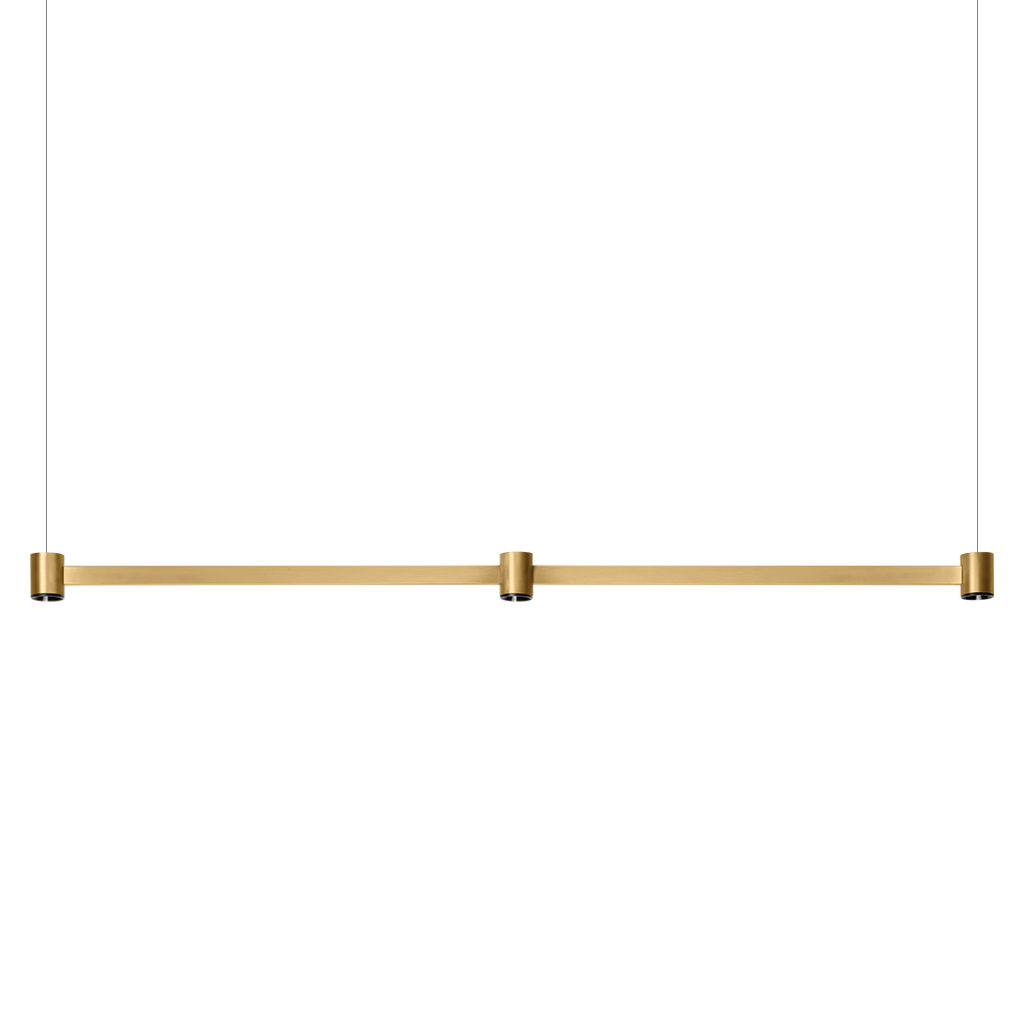 Pendant Art Base, Brushed Gold Black Base, 2700K, Non-Dimmable, 38° Beam Angle, 6.3W, IP20, CRI>90, Max. 5 m