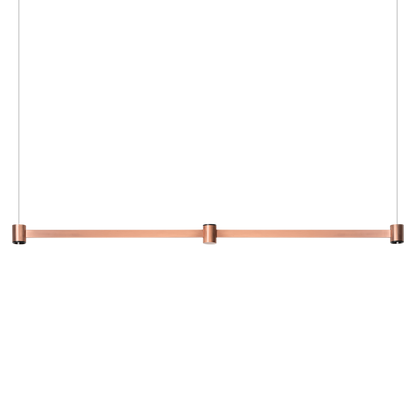 Pendant Art Direct & Indirect, Brushed Copper, 2700K, DALI, 38° Beam Angle, 6.3W, IP20, CRI>90, Max. 5 m