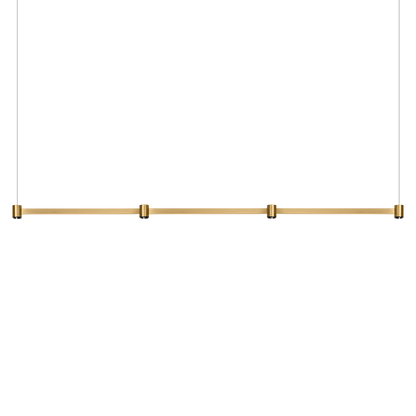 Pendant Art Modular Base 4, Brushed Gold Black Base, 3000K, DALI, 38° Beam Angle, 8.4W, IP20, CRI>90, Max. 5 m