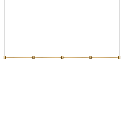 Pendant Art Modular 5, Brushed Gold, 2700K, DALI, 38° Beam Angle, 10.5W, IP20, CRI>90, Max. 5 m