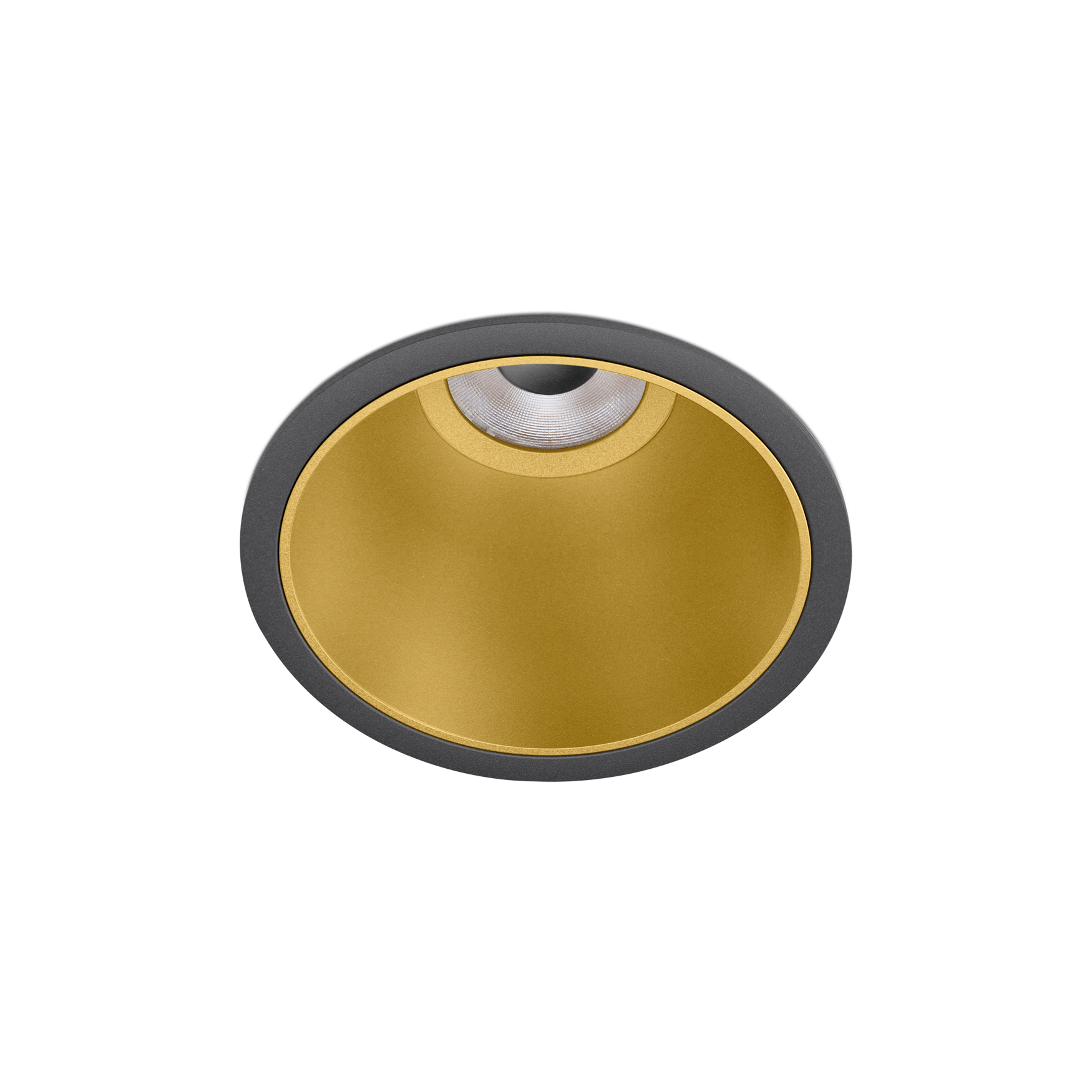 Spot Buddy Super Spot, Negru-Auriu, 3000K, Fără Dimare / Dali, Unghi 12°, 6W, Ip54, Cri>90
