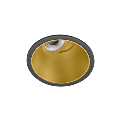 Spotlight Buddy Tilt Super Spot, Black-Gold, 2700K, Non-Dimmable / DALI, 12° Beam Angle, 6W, IP54, CRI>90
