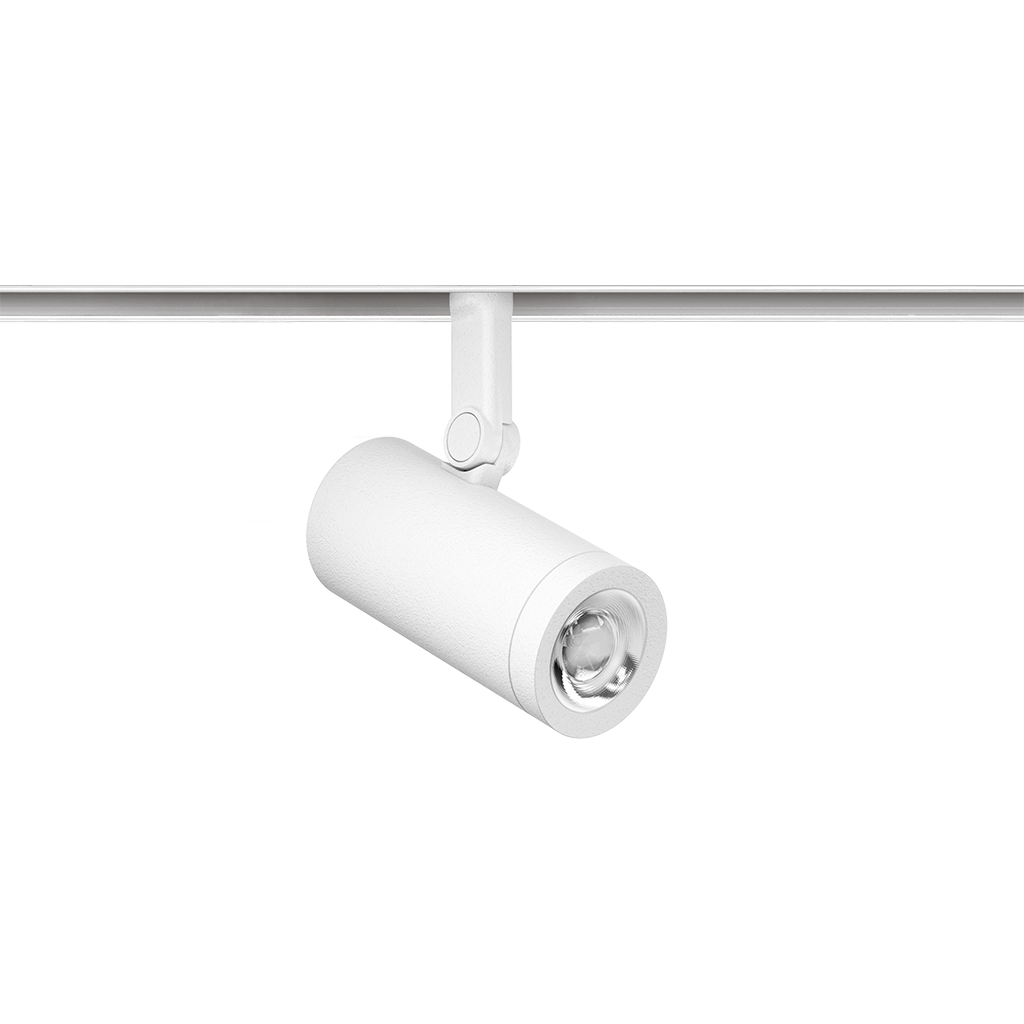 Spot Pentru Șină Arkoslight Coco 48V, Alb Texturat - Șină Albă, 2700K, Dali, Unghi 48°, 8,7W, Ip20, Cri>90