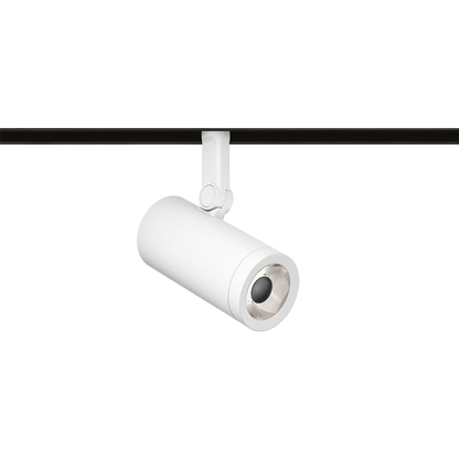 Track Spotlight Arkoslight Coco 48V Super Spot, Textured White, 3000K, DALI, 12° Beam Angle, 6W, IP20, CRI>90