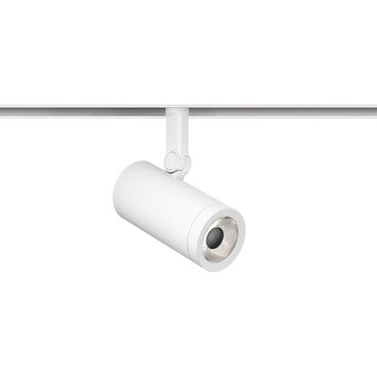 Spot Pentru Șină Arkoslight Coco 48V Super Spot, Alb Texturat - Șină Albă, 3500K, Dali, Unghi 12°, 6W, Ip20, Cri>90