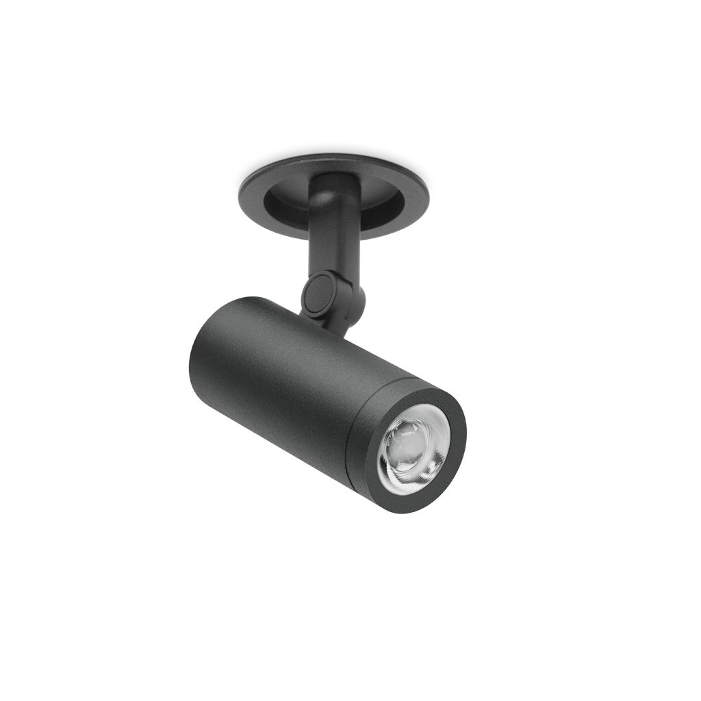 Spotlight Coco Recessed, Textured Black, 3000K, ON BOARD, 48° Beam Angle, 8.7W, IP20, CRI>90