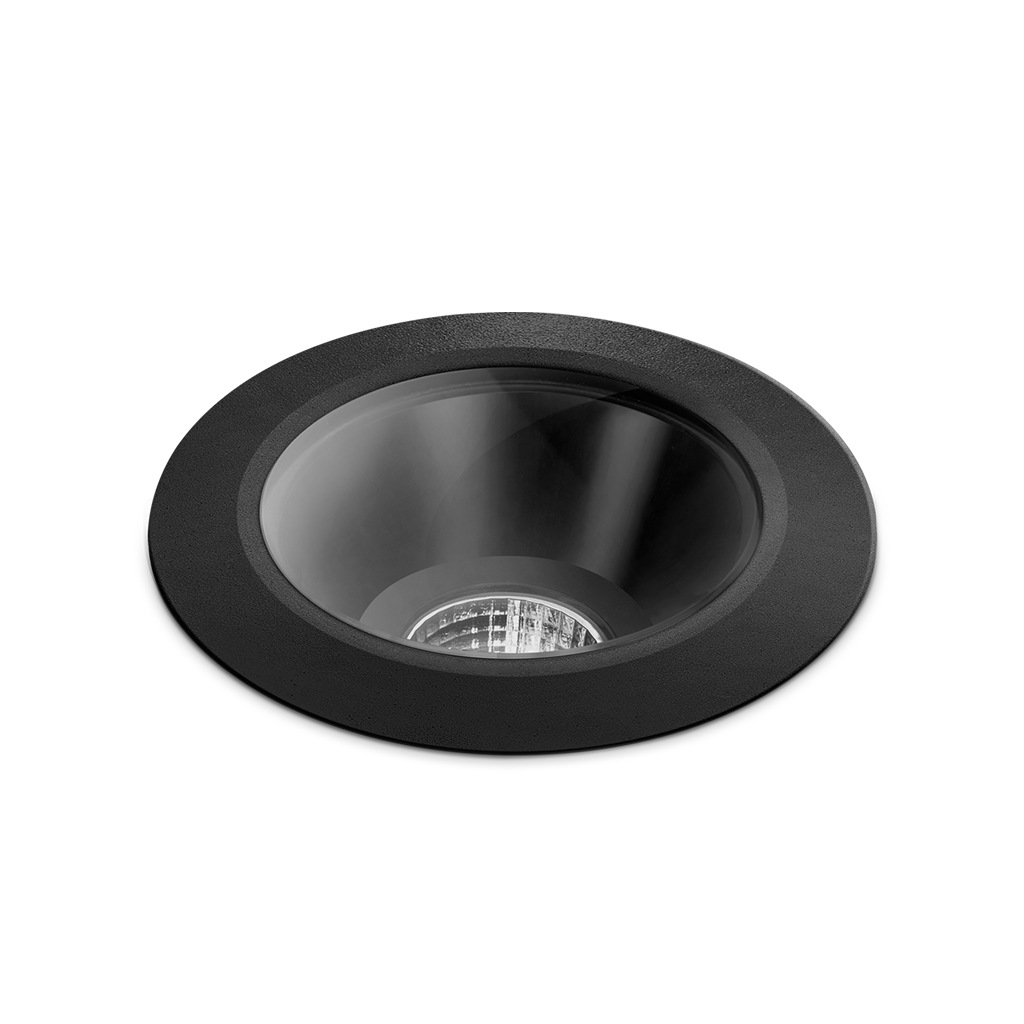 Spot Încastrat In Pardoseală Dark M, Negru, 2700K, Dali - Push / Wifi, Unghi 38°, 10,5W, Ip67, Cri>90